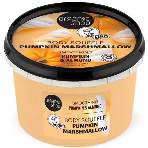 Organic Shop Pumpkin Marshmallow kisimító testszuflé sütőtökkel és mandulával 250ml