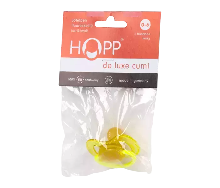 HOPP játszócumi cseresznye de luxe 0-6hó 1x HOPP játszócumi cseresznye de luxe 0-6hó 1x