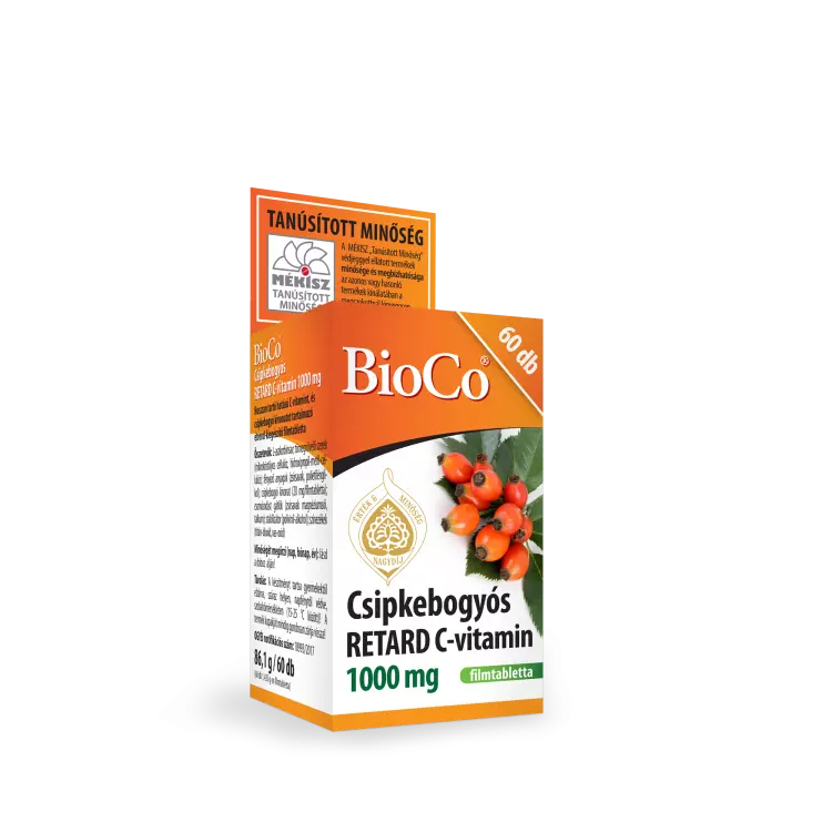 BioCo Csipkebogyós retard C-vitamin 1000 mg ftabl. 60x BioCo Csipkebogyós retard C-vitamin 1000 mg ftabl. 60x