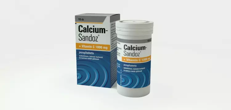 Calcium-Sandoz + Vitamin C 1000 mg pezsgőtabletta 10x