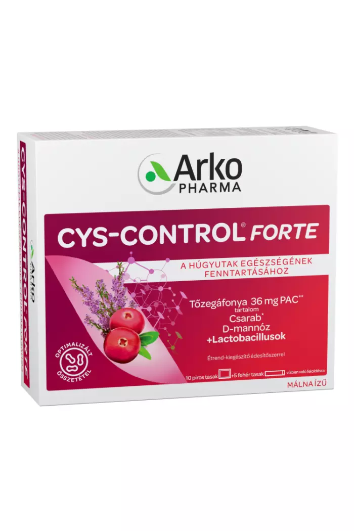 Cys-Control Forte D-mannóz+ bifido étrendkieg. por 15x Cys-Control Forte D-mannóz+ bifido étrendkieg. por 15x