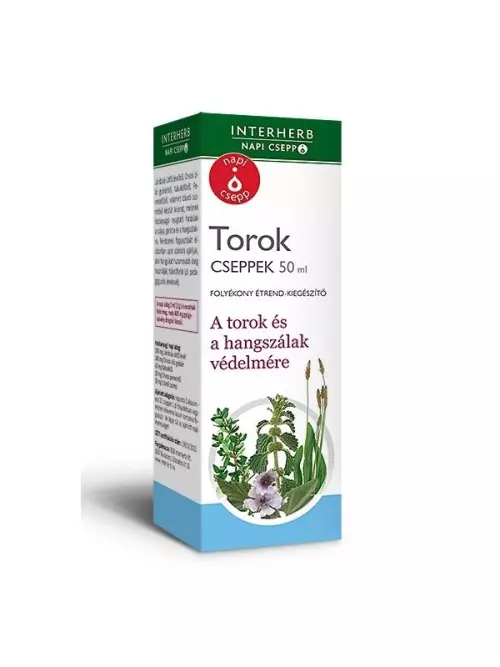 Interherb Napi Csepp Torok cseppek 50ml