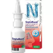 Septanazal 1mg/1ml+50mg/1ml old.orrspray felnőtt 1x10ml Septanazal 1mg/1ml+50mg/1ml old.orrspray felnőtt 1x10ml