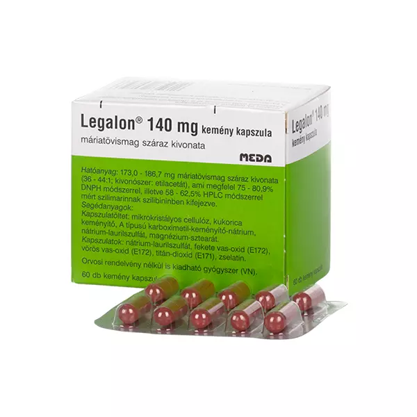 Legalon 140 mg kemény kapszula 60x Legalon 140 mg kemény kapszula 60x