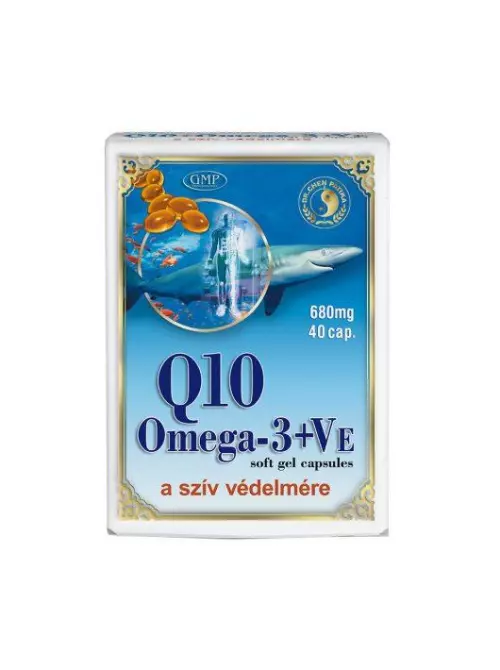 Dr.Chen Q10 koenzim+Omega-3+E-vitamin kapszula 40x