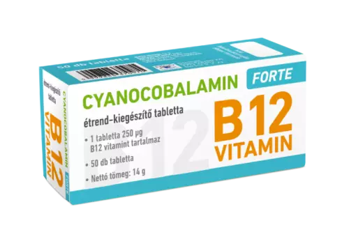Cyanocobalamin 250 mcg Forte tabletta 50x