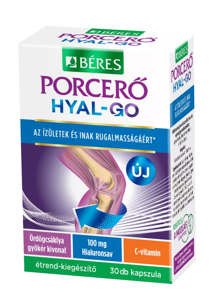 Béres Porcerő HYAL-GO étrendkiegészítő kapszula 30x Béres Porcerő HYAL-GO étrendkiegészítő kapszula 30x