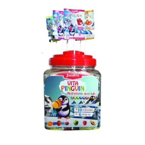 JutaVit Vita Pingvin cukros nyalóka 100x6g