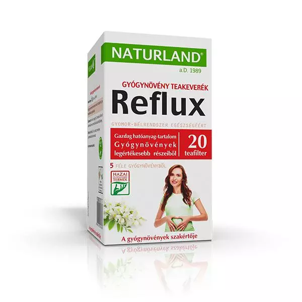 Reflux tea filteres NATURLAND 20x1,4g Reflux tea filteres NATURLAND 20x1,4g