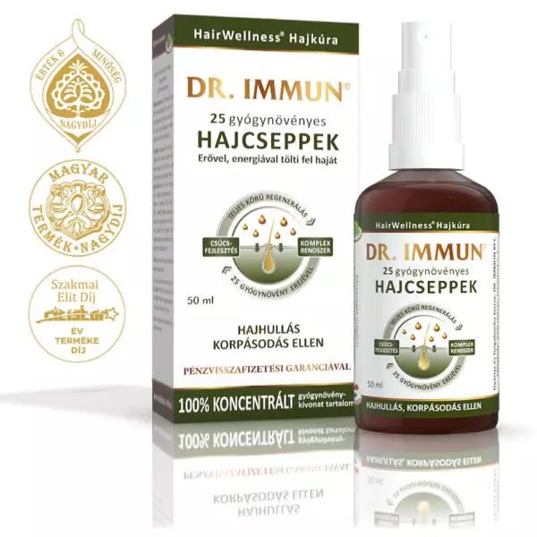 Dr.Immun hajregeneráló hajszesz 50ml Dr.Immun hajregeneráló hajszesz 50ml