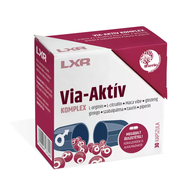 LXR Via-Aktív Komplex kapszula 30x LXR Via-Aktív Komplex kapszula 30x