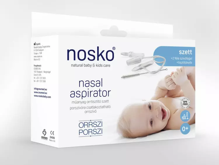 Nosko Orrszi Porszi orrtisztító szett műanyag 1x Nosko Orrszi Porszi orrtisztító szett műanyag 1x