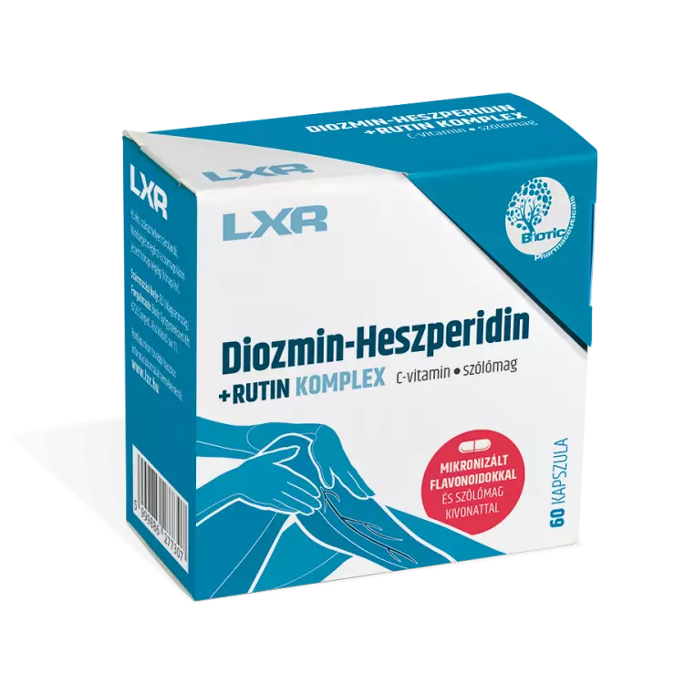 LXR Diozmin-Heszperidin+ Rutin Komplex kapszula 60x LXR Diozmin-Heszperidin+ Rutin Komplex kapszula 60x