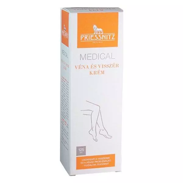 Priessnitz Medical véna és visszérkrém 125ml Priessnitz Medical véna és visszérkrém 125ml