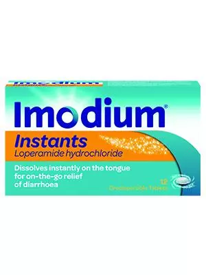 Imodium Instant 2 mg szájban diszpergálódó tabl. 6x Imodium Instant 2 mg szájban diszpergálódó tabl. 6x