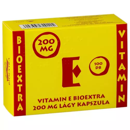 Vitamin E Bioextra 100 mg lágy kapszula 100x