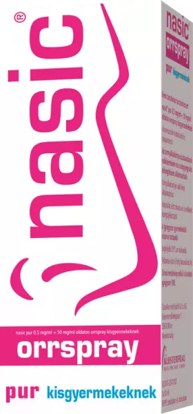 Nasic Pur 0,5 mg/ml+50mg/ml orrspray kisgyermek 1x10ml