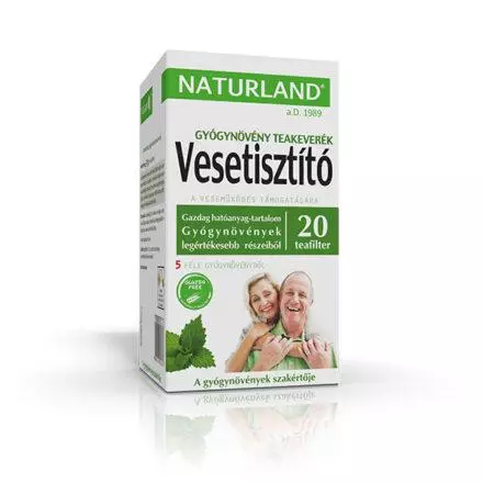 Vesetisztító teakeverék filteres NATURLAND 20x1,6g Vesetisztító teakeverék filteres NATURLAND 20x1,6g