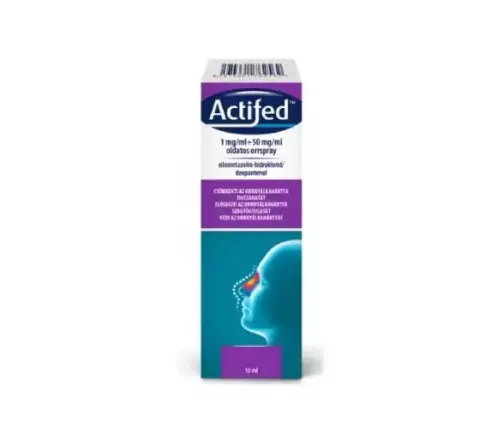 Actifed 1 mg/ml + 50 mg/ml oldatos orrspray 1x10ml