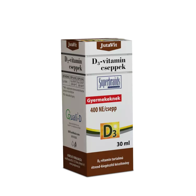 JutaVit D3-vitamin cseppek 400 NE/csepp 30ml JutaVit D3-vitamin cseppek 400 NE/csepp 30ml