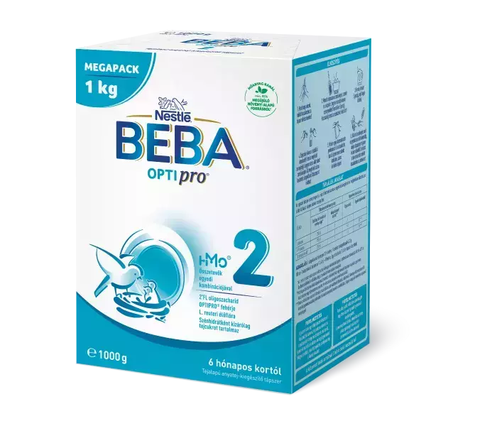 Beba Optipro/PRO 2 anyatej-kieg. tápszer megapack 2x500g Beba Optipro/PRO 2 anyatej-kieg. tápszer megapack 2x500g