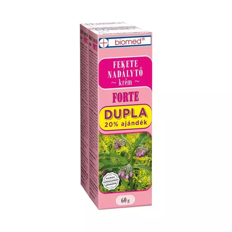 Biomed Fekete nadálytő krém Forte Dupla 2x60g Biomed Fekete nadálytő krém Forte Dupla 2x60g