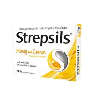 Strepsils Honey and lemon szopogató tabletta 24x Strepsils Honey and lemon szopogató tabletta 24x