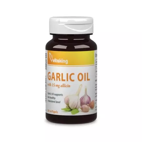 Vitaking Fokhagyma olaj 15 mg allicin gélkapszula 90x
