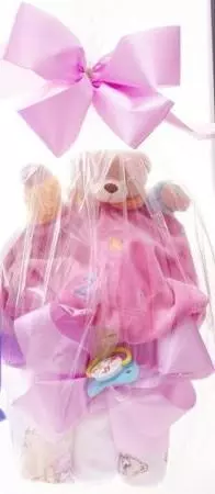 Pelenka " torta " szundikendővel lányos 1x