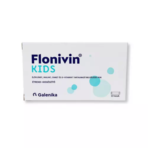 Flonivin Kids élőflóra inulin cink D3 por 10x
