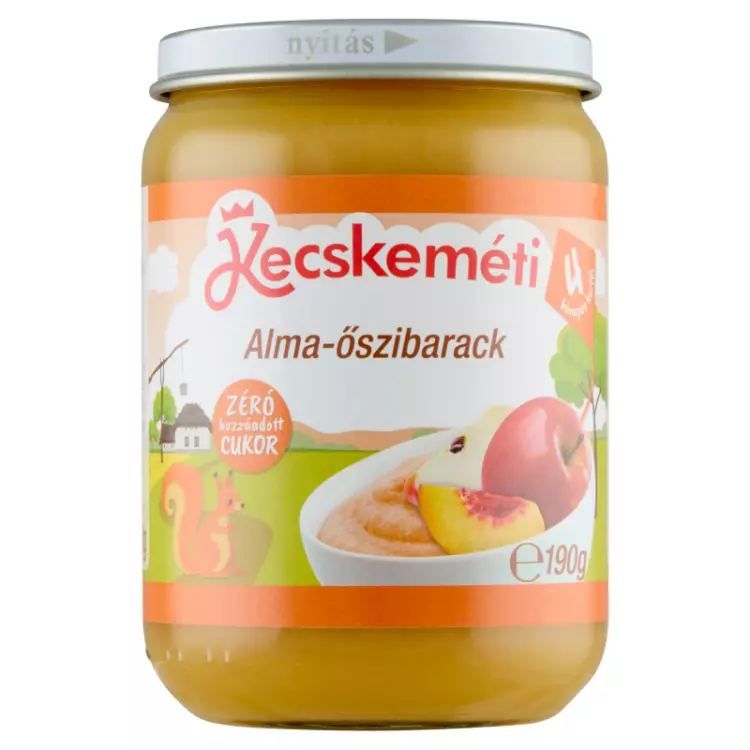 Kecskeméti alma-őszibarack 190g