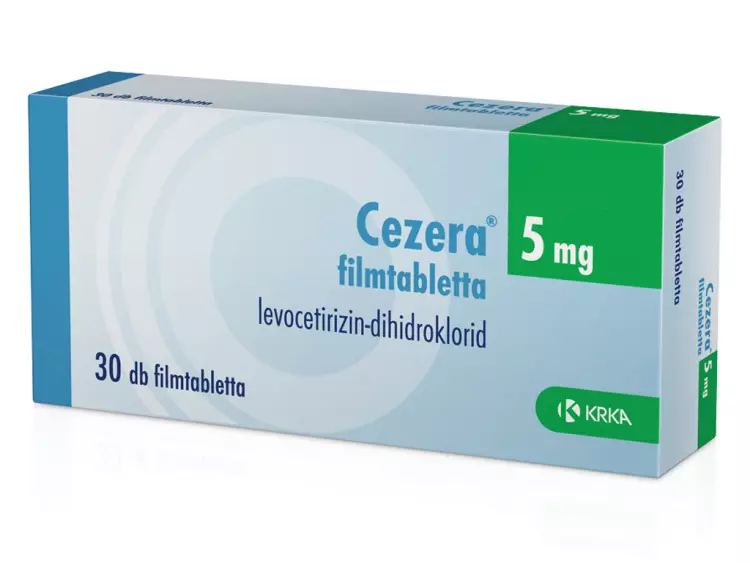 Cezera 5 mg filmtabletta 30x Cezera 5 mg filmtabletta 30x