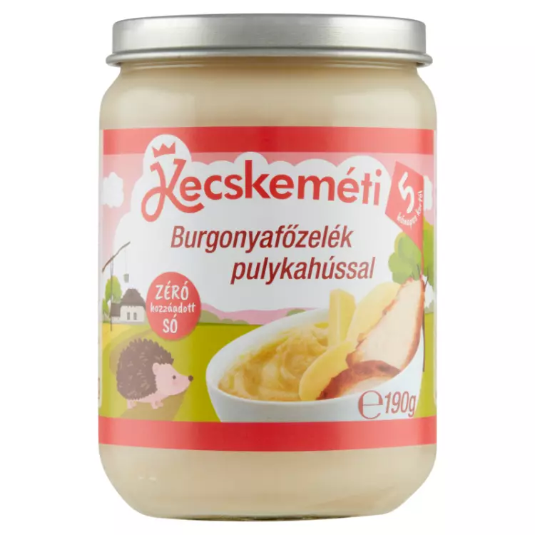 Kecskeméti burgonyafőzelék pulykahússal 190g Kecskeméti burgonyafőzelék pulykahússal 190g