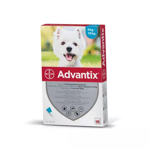 Advantix spot on 1,0ml 4-10kg között kutya A.U.V. 1x