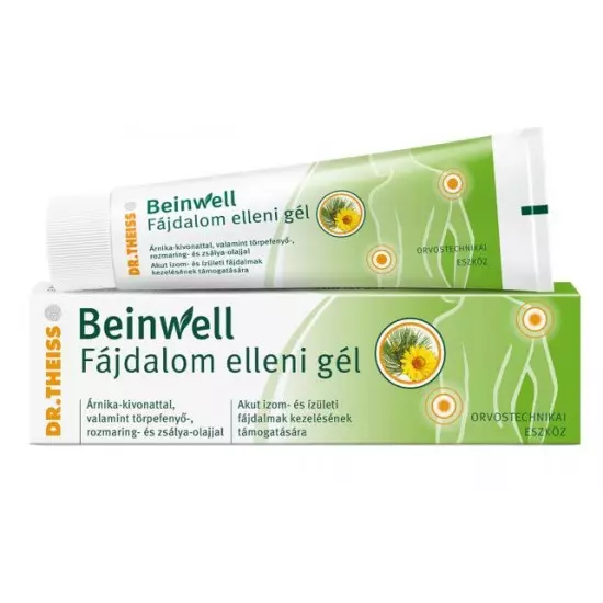 Dr. Theiss Beinwell Fájdalom elleni gél 100ml Dr. Theiss Beinwell Fájdalom elleni gél 100ml