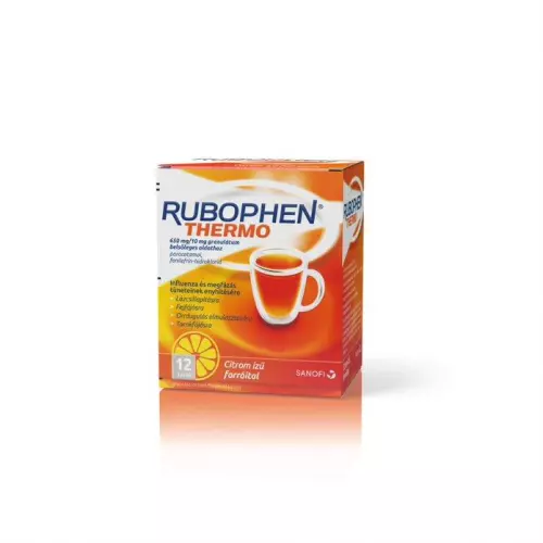 Rubophen Thermo 650mg/10mg gran.bels.oldath.citrom 12x