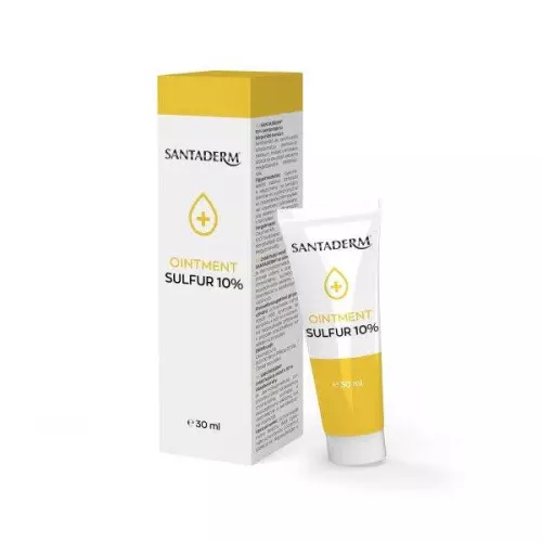 Santaderm kénes 10% bőrpuhító kenőcs 30ml