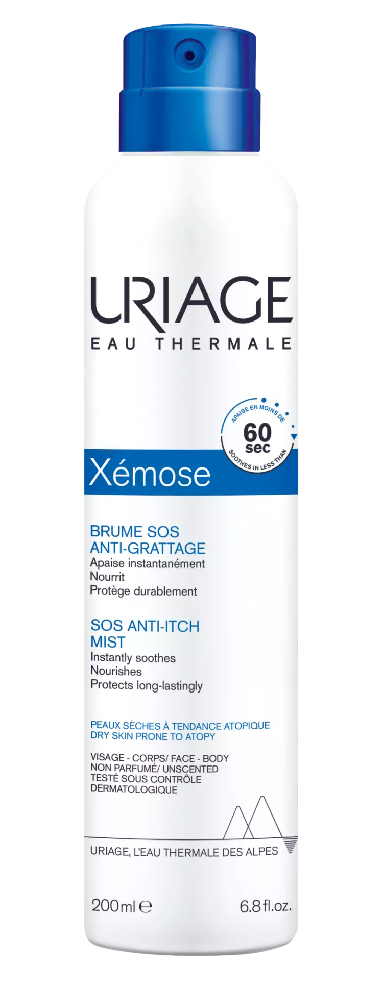 Uriage Xémose SOS permet száraz bőrre 200ml Uriage Xémose SOS permet száraz bőrre 200ml