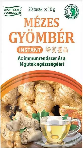Dr.Chen Gyömbér instant tea mézzel ízesítve 20x10g Dr.Chen Gyömbér instant tea mézzel ízesítve 20x10g
