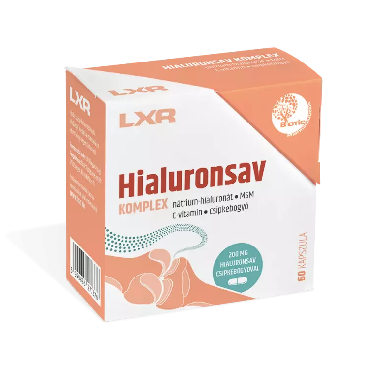 LXR Hialuronsav+ MSM+ C-vitamin Komplex kapszula 60x LXR Hialuronsav+ MSM+ C-vitamin Komplex kapszula 60x