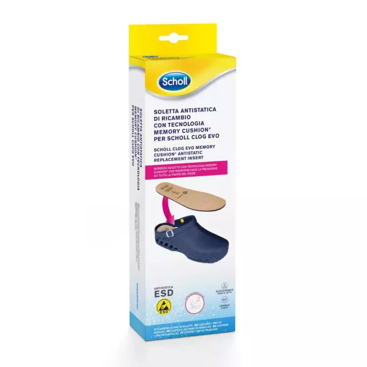 SCHOLL Clog Evo MC antisztatikus talpbetét pár SCHOLL Clog Evo MC antisztatikus talpbetét pár