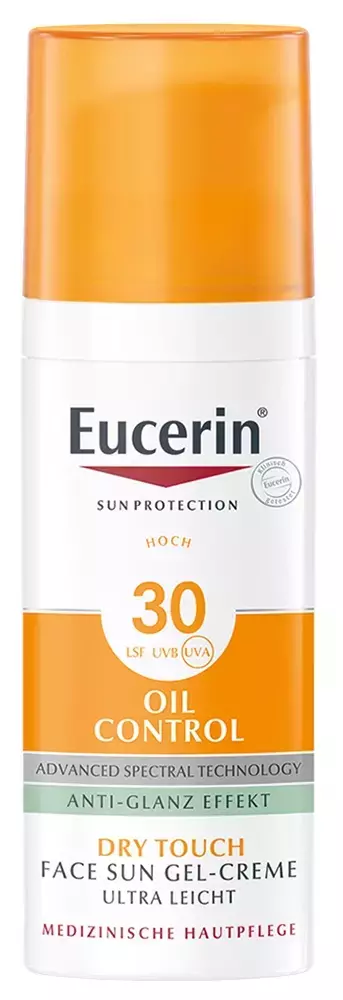 Eucerin Sun Oil Control napozó gél-krém arcra SPF30 50ml