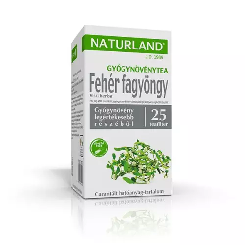 Fehér fagyöngy tea filteres NATURLAND 25x1,5g