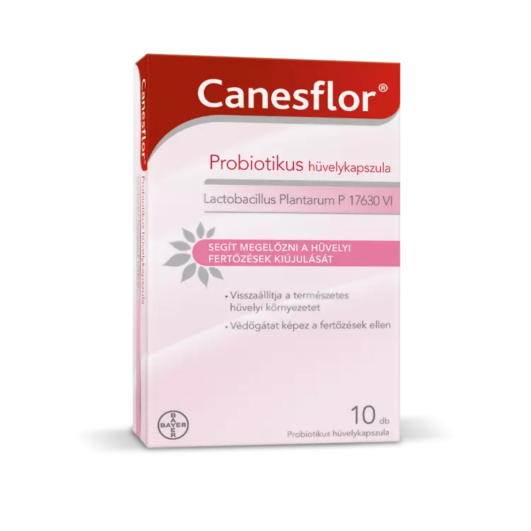 Canesflor probiotikus hüvelykapszula 10x Canesflor probiotikus hüvelykapszula 10x