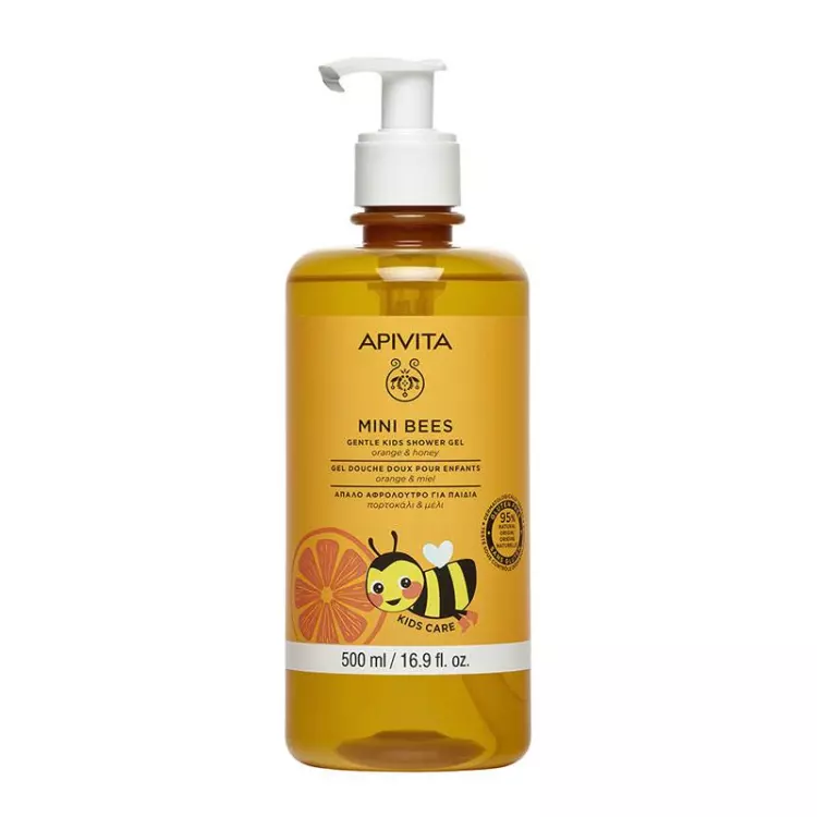 APIVITA MINI BEES Bőrkímélő tusfürdő gyerekeknek 500ml APIVITA MINI BEES Bőrkímélő tusfürdő gyerekeknek 500ml