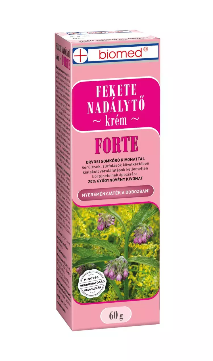 Biomed Fekete nadálytő krém Forte 60g Biomed Fekete nadálytő krém Forte 60g