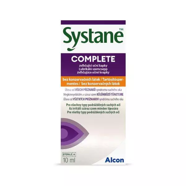 Systane Complete tartósítószer mentes szemcsepp 10ml Systane Complete tartósítószer mentes szemcsepp 10ml