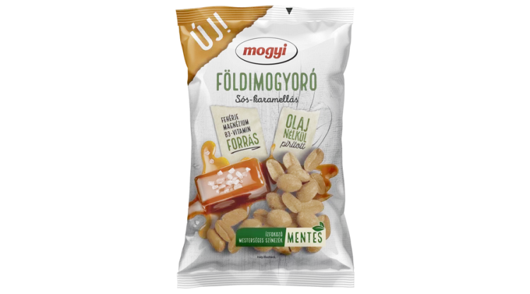 Mogyi földimogyoró pirított sós karamellás 130g Mogyi földimogyoró pirított sós karamellás 130g