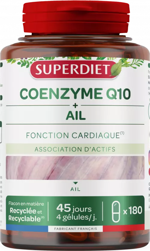 Superdiet koenzim Q10 fokhagyma kapszula 180x