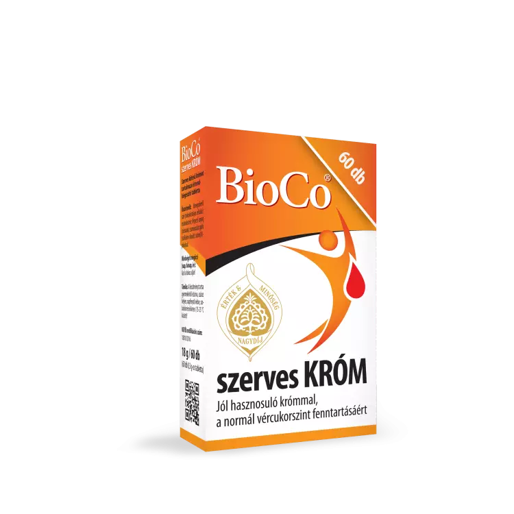 BioCo Szerves Króm tabletta 60x BioCo Szerves Króm tabletta 60x